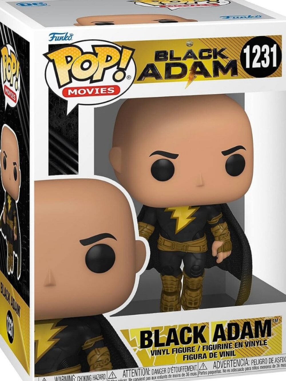 Funko Pop Black Adam #1231 DC Black Adam New in Box NIB Collectible Rare HTF